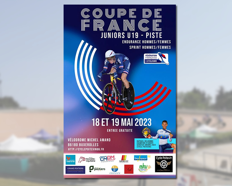 Affiche Coupe de France Juniors Piste